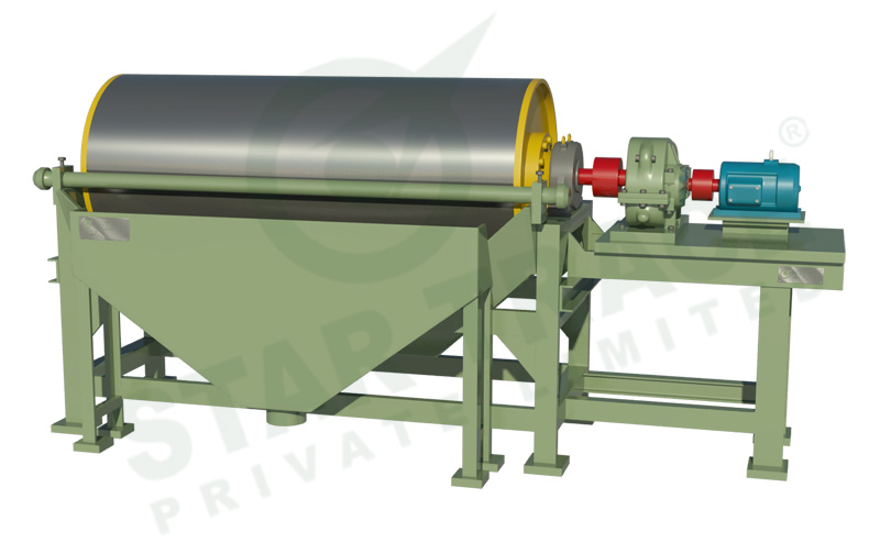 Wet-Drum-Magnetic-Separator